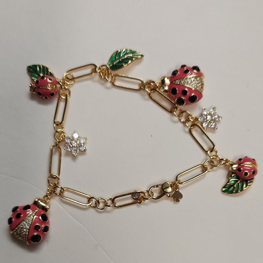 Kate Spade  New York Ladybug Charm Bracelet